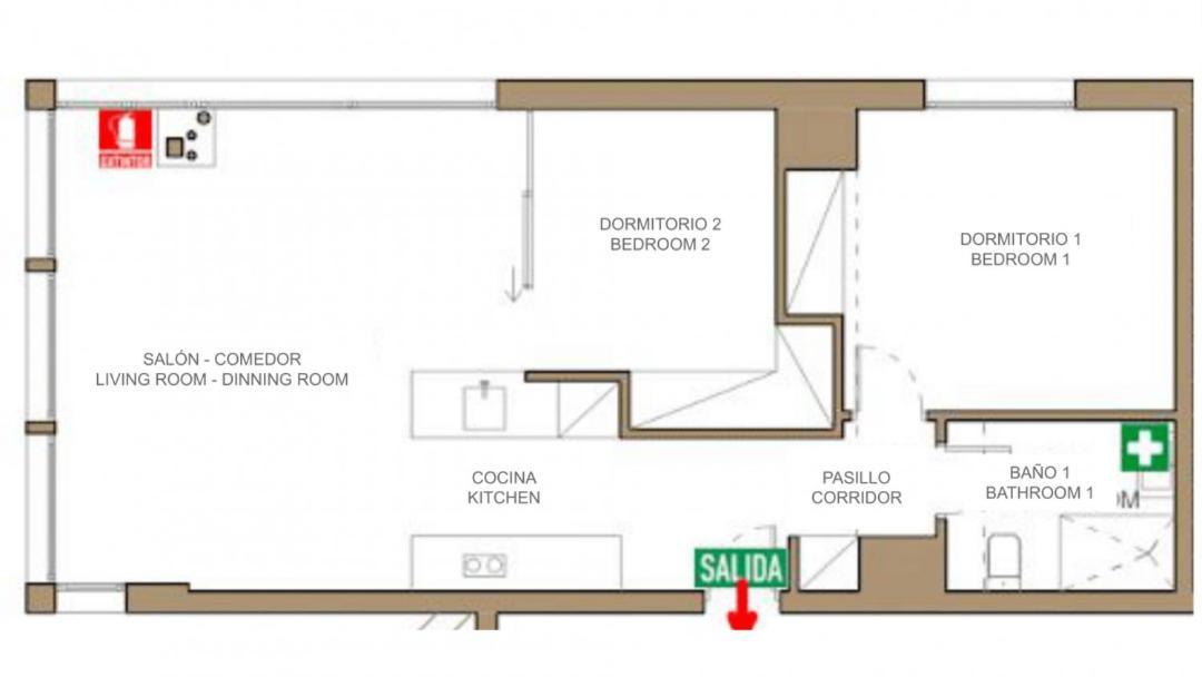 2 Bedrooms 1 Bathroom Furnished - Justicia - Incredible Views - Mintystay Madrid Exterior foto